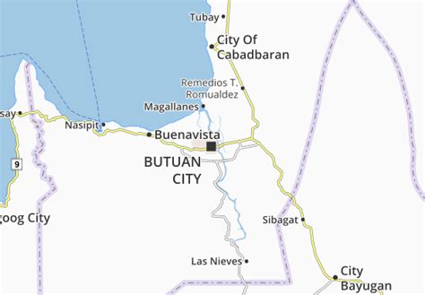 MICHELIN Butuan City map .
